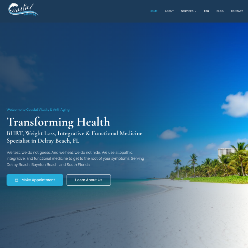 Coastal Vitality and Anti-Aging