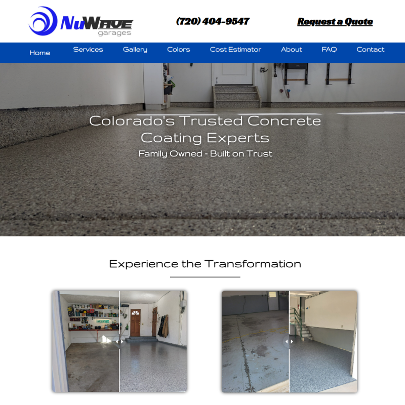 NuWave Garages Epoxy Flooring