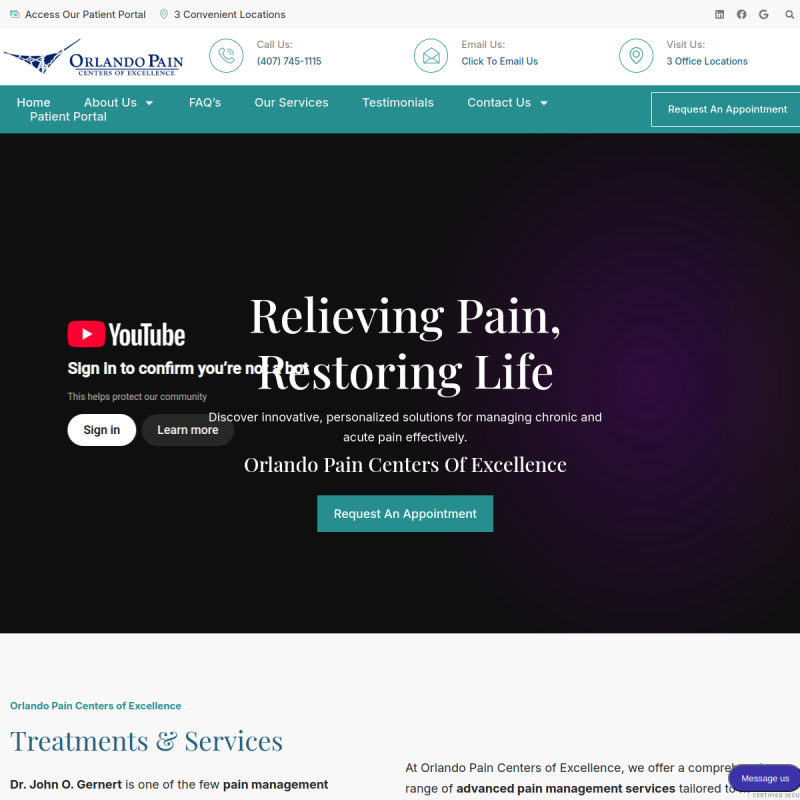 Orlando Pain Centers of Excellence LLC