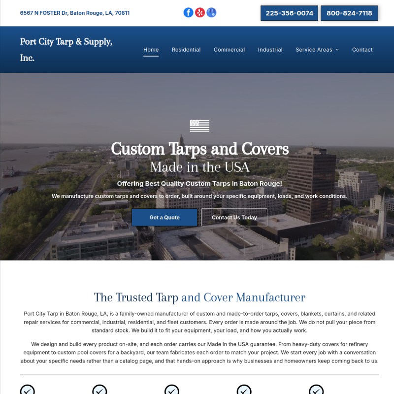 Port City Tarpaulin & Supply Inc.