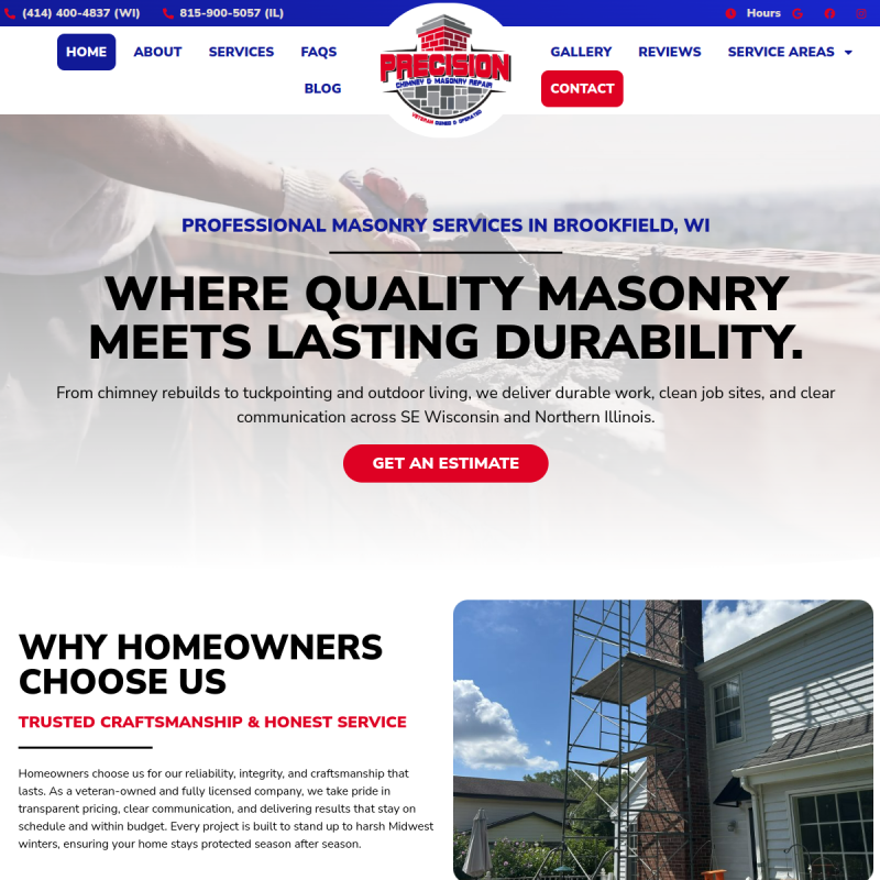 Precision Chimney & Masonry Repair