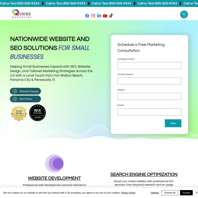 Website Development Service Pensacola FL