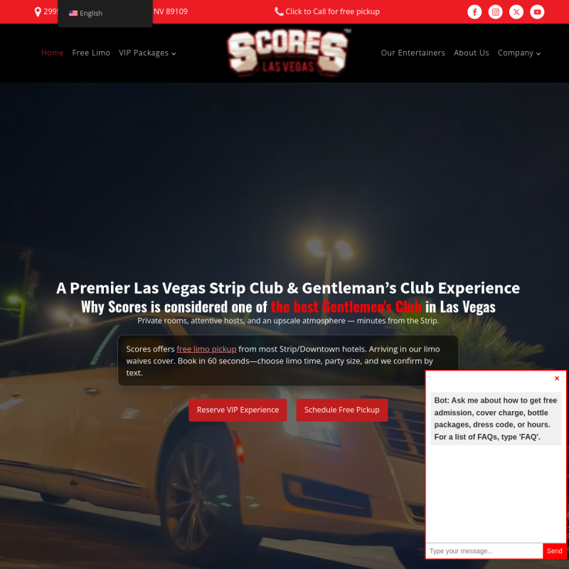 Scores Las Vegas Gentleman's Club