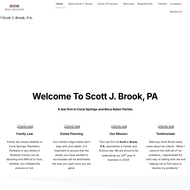 Scott J. Brook, P.A.