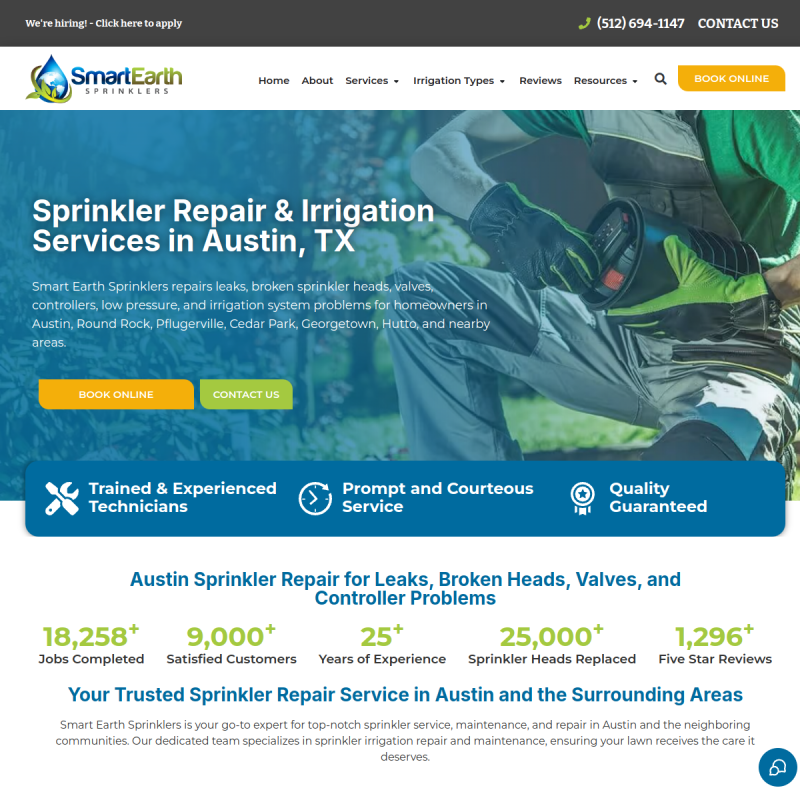 Smart Earth Sprinklers