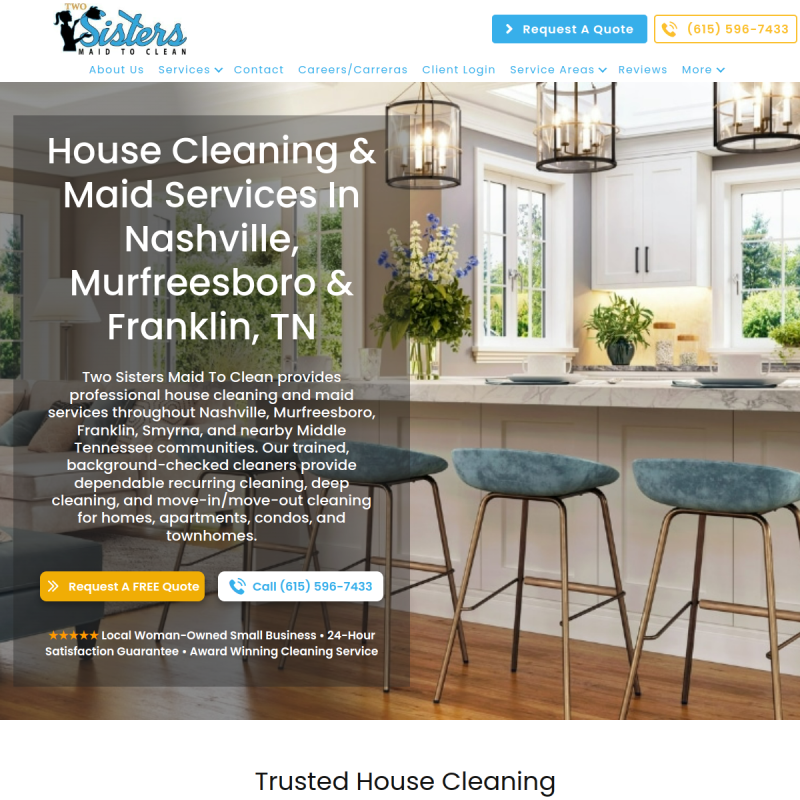Two Sisters Maid to Clean