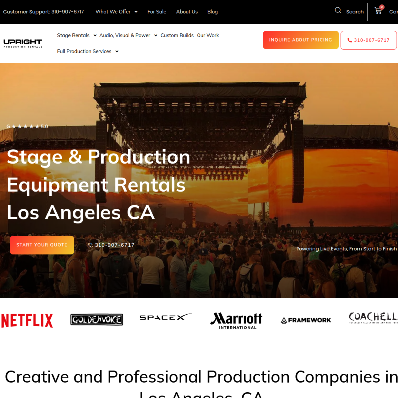 Upright Production Rentals