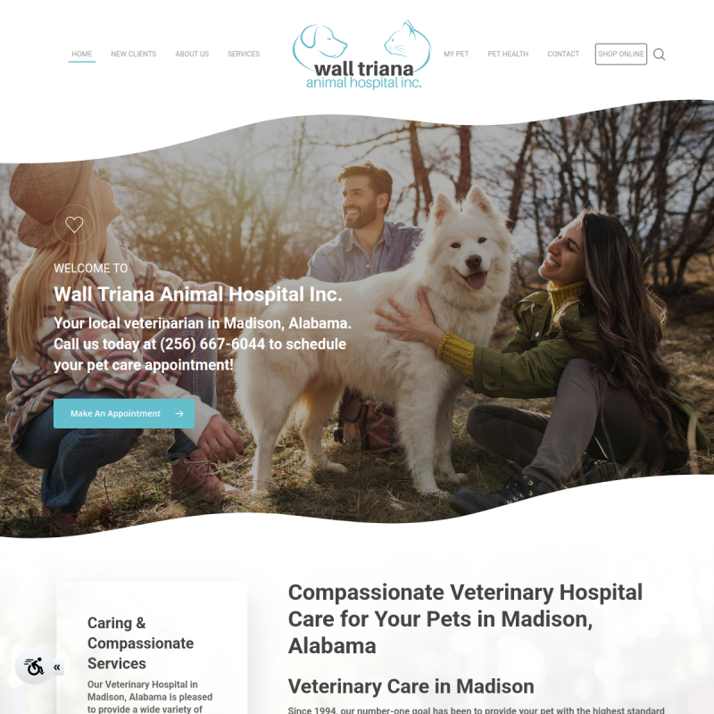Wall Triana Animal Hospital