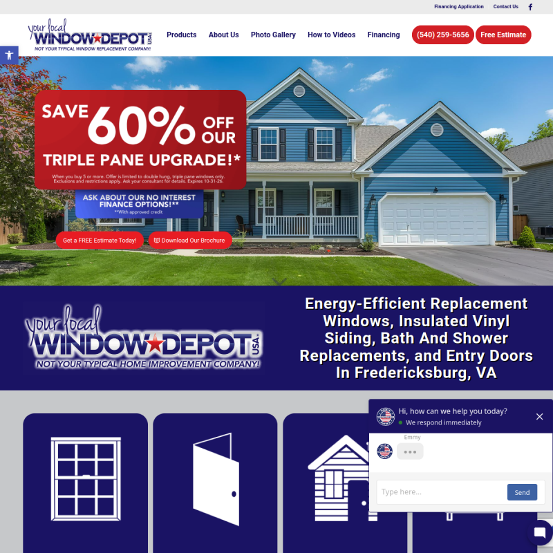 Window Depot USA of Fredericksburg