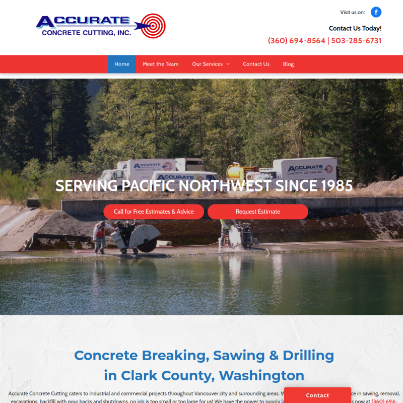 Accurate Concrete Cutting Inc