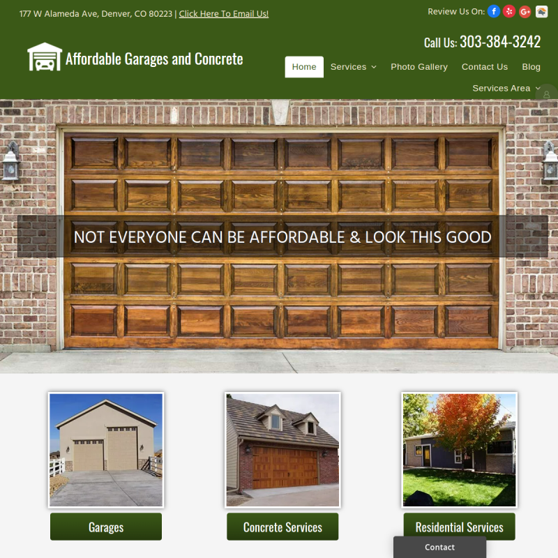 Affordable Garages and Concrete