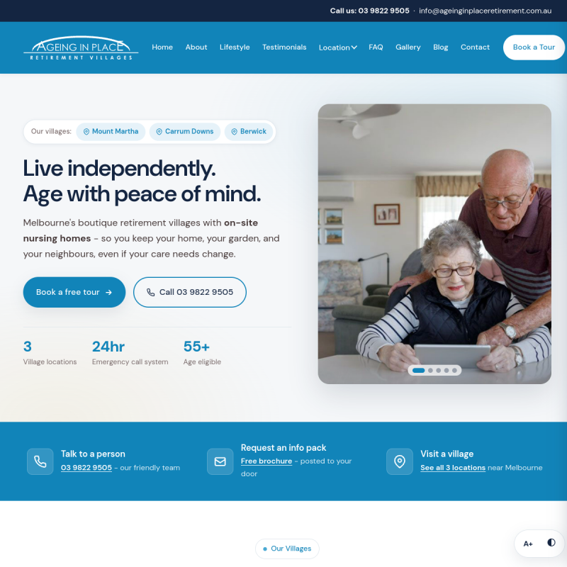 Ageing In Place Retirement Villages