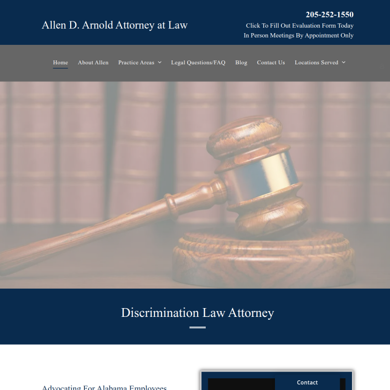 Allen D. Arnold Attorney at Law