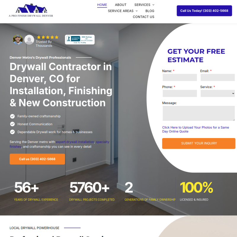 A-Pro-Finish Drywall