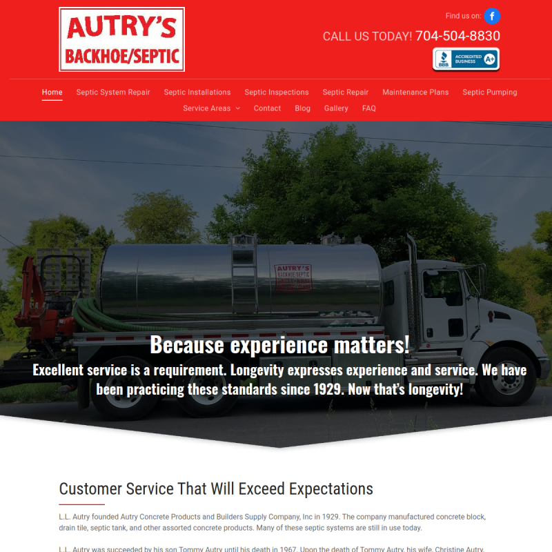 Autry's Backhoe & Septic Service