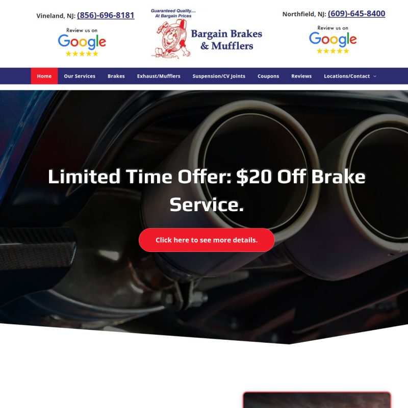 Bargain Brakes & Mufflers