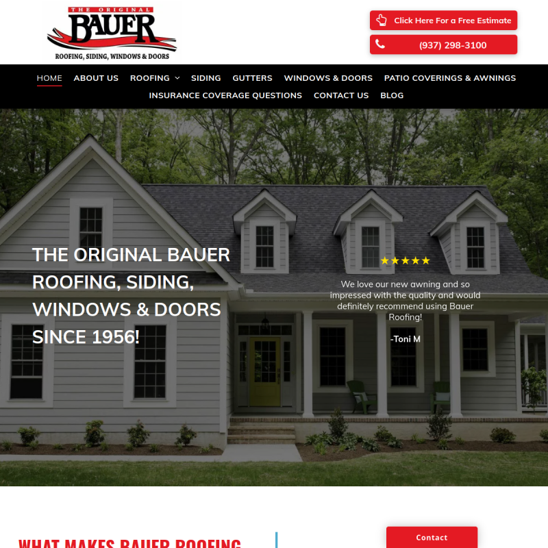 Bauer Roofing Siding Windows & Doors Inc.