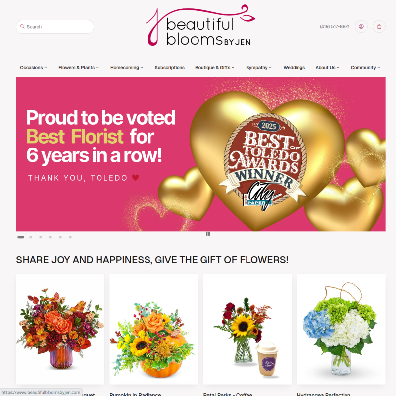Beautiful Blooms by Jen