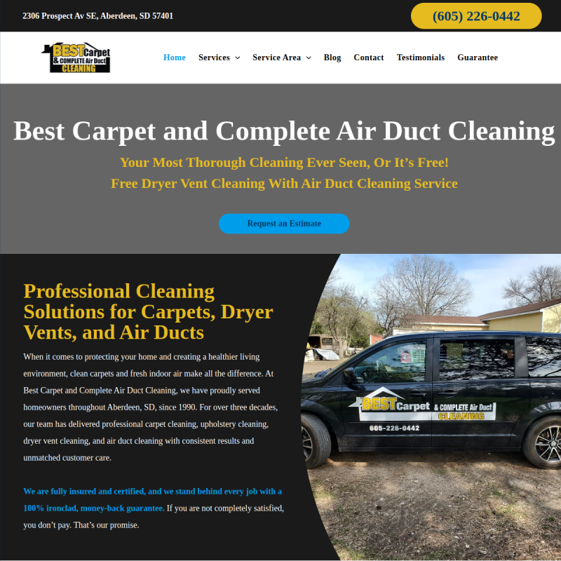 Best Carpet and Complete Air Duct Cleaning