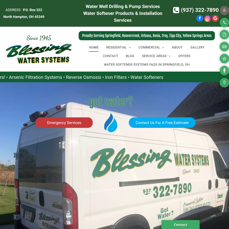 Blessing Pump & Water Systems
