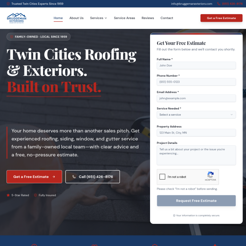 Bruggeman Exteriors and Roofing