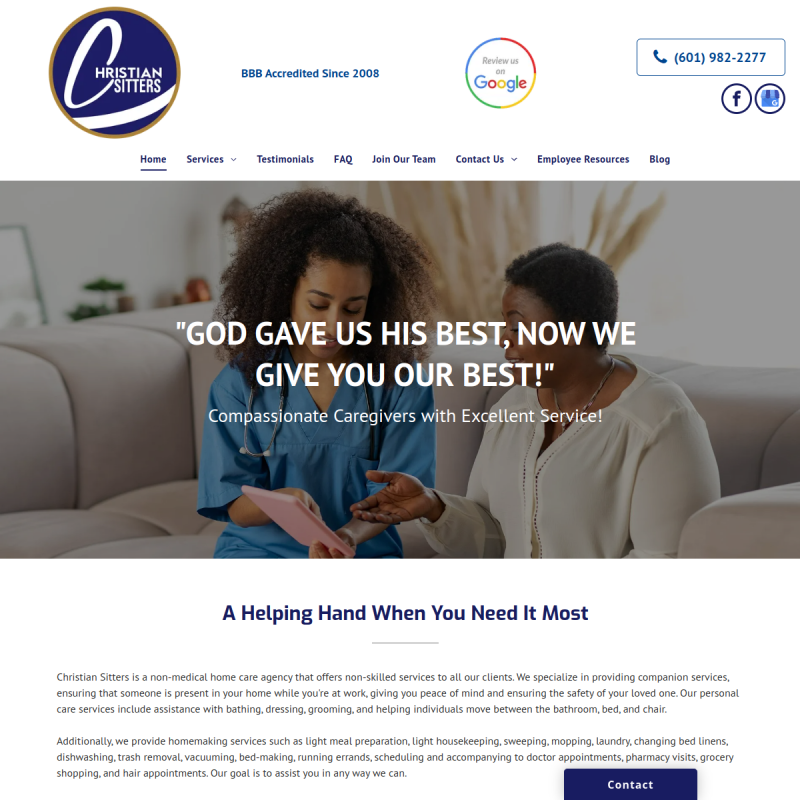 Christian Sitters Healthcare Providers