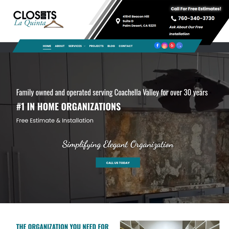 Closet La Quinta Cabinetry