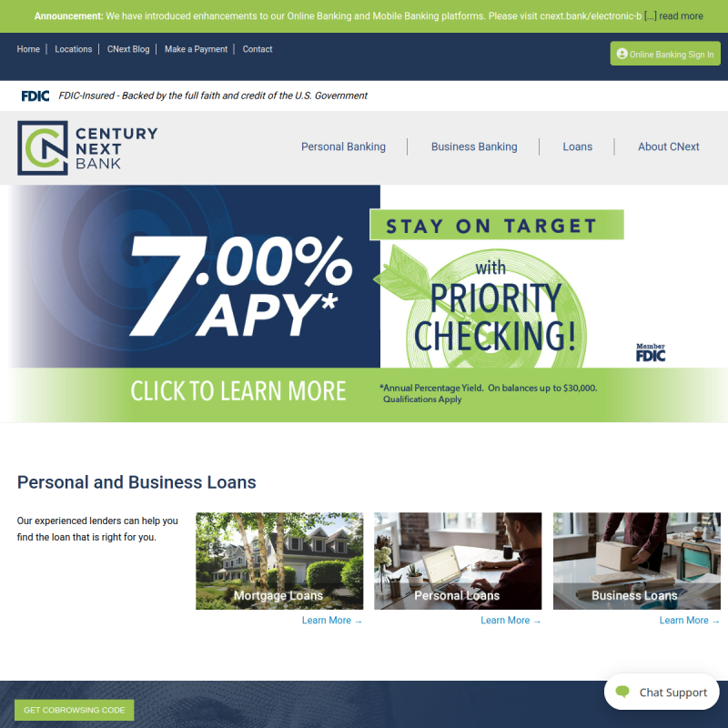 Century Next Bank