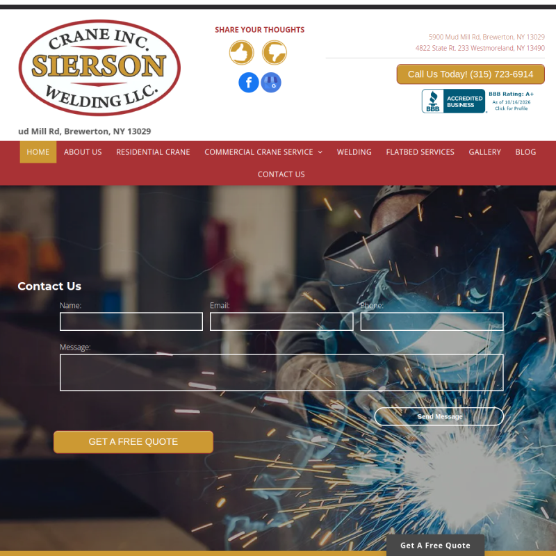 Sierson Crane, LLC. & Sierson Welding LLC