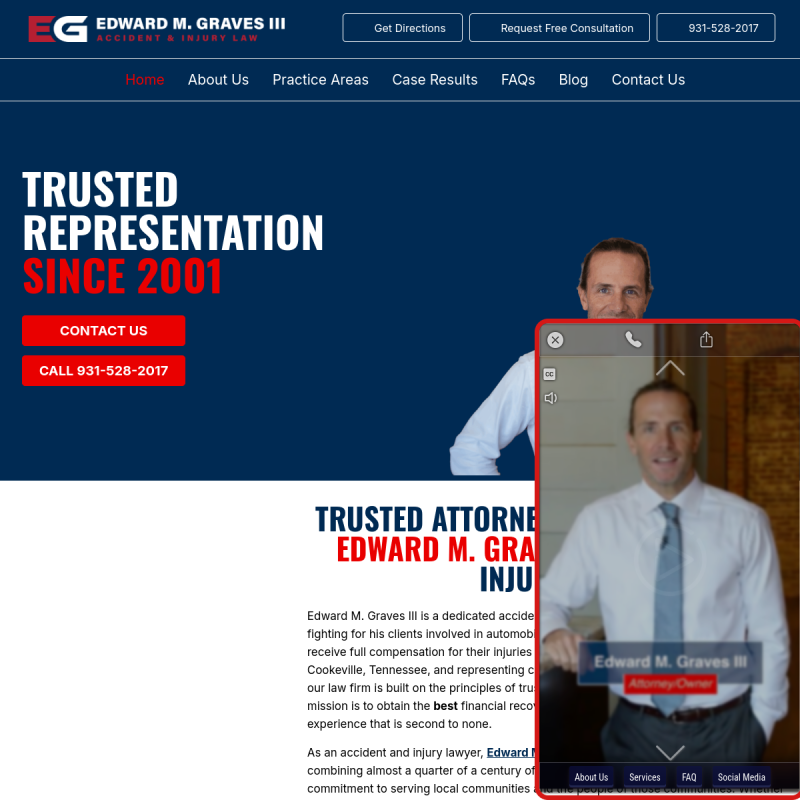Edward M. Graves III, Accident and Injury Attorney