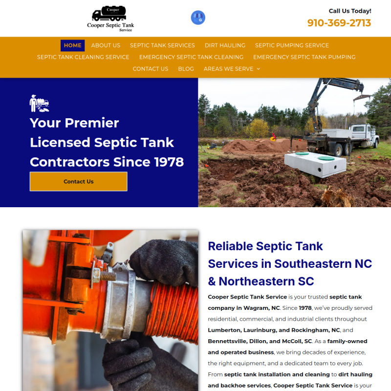 Cooper Septic Tank Service