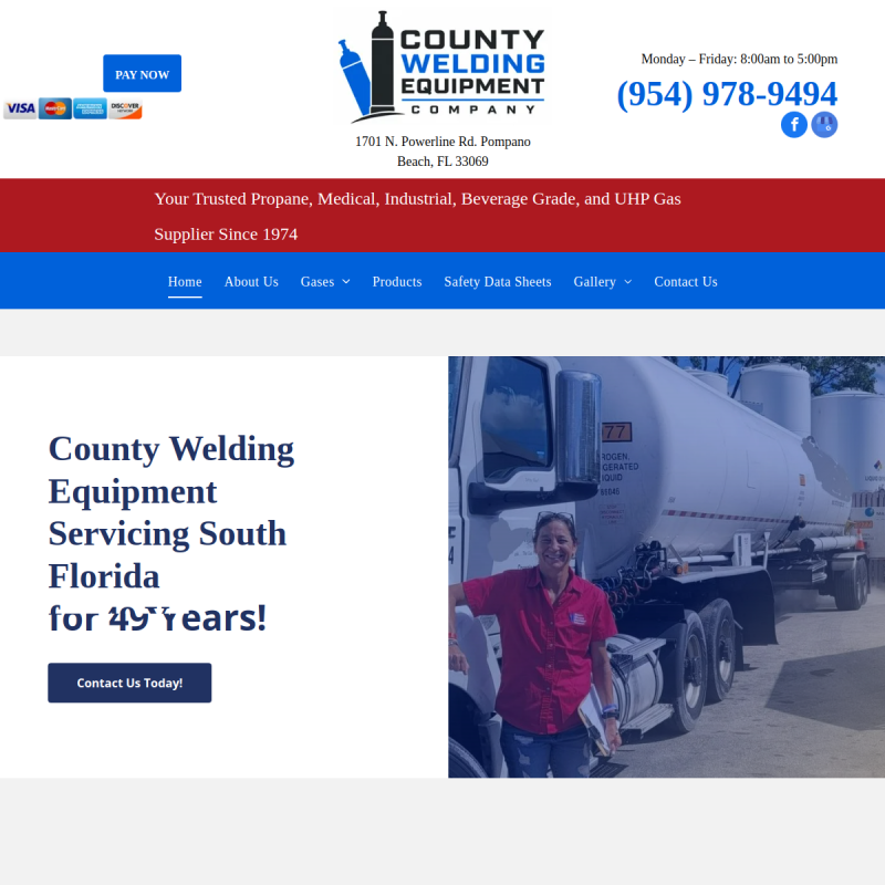 County Welding Equipment and Medical Gases
