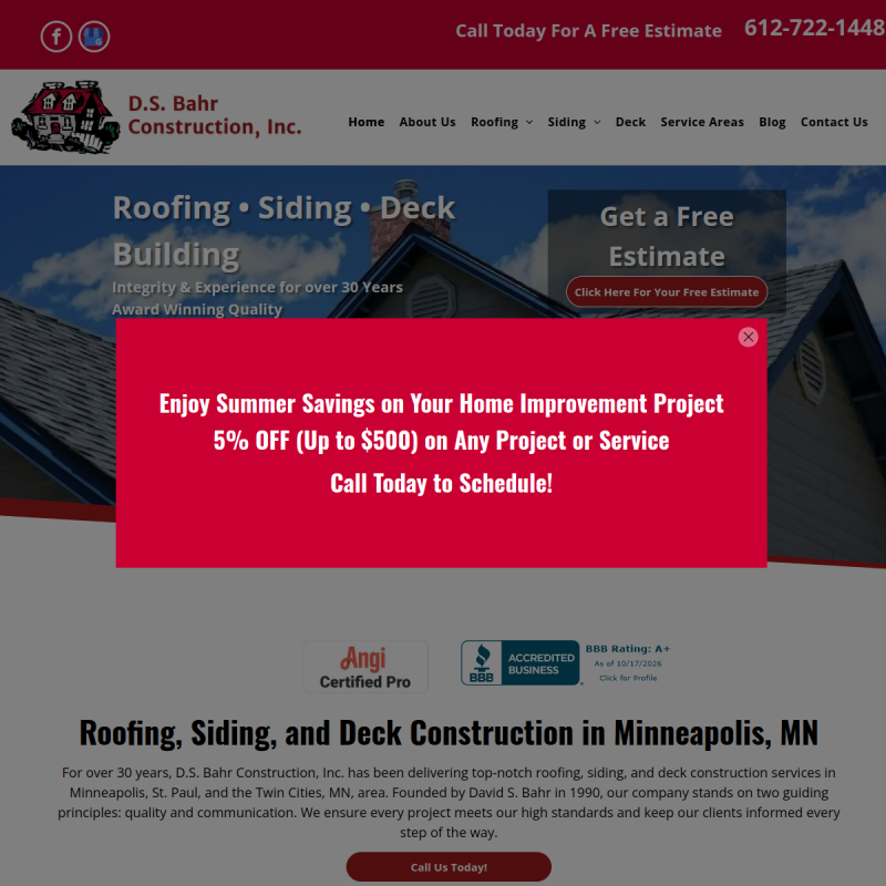 D.S. Bahr Construction, Inc.