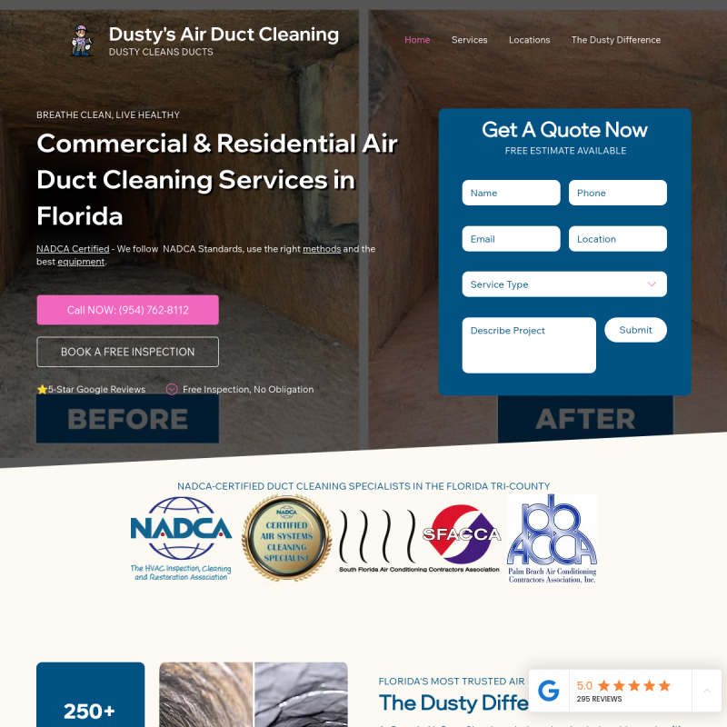 Dusty's Air Duct Cleaning
