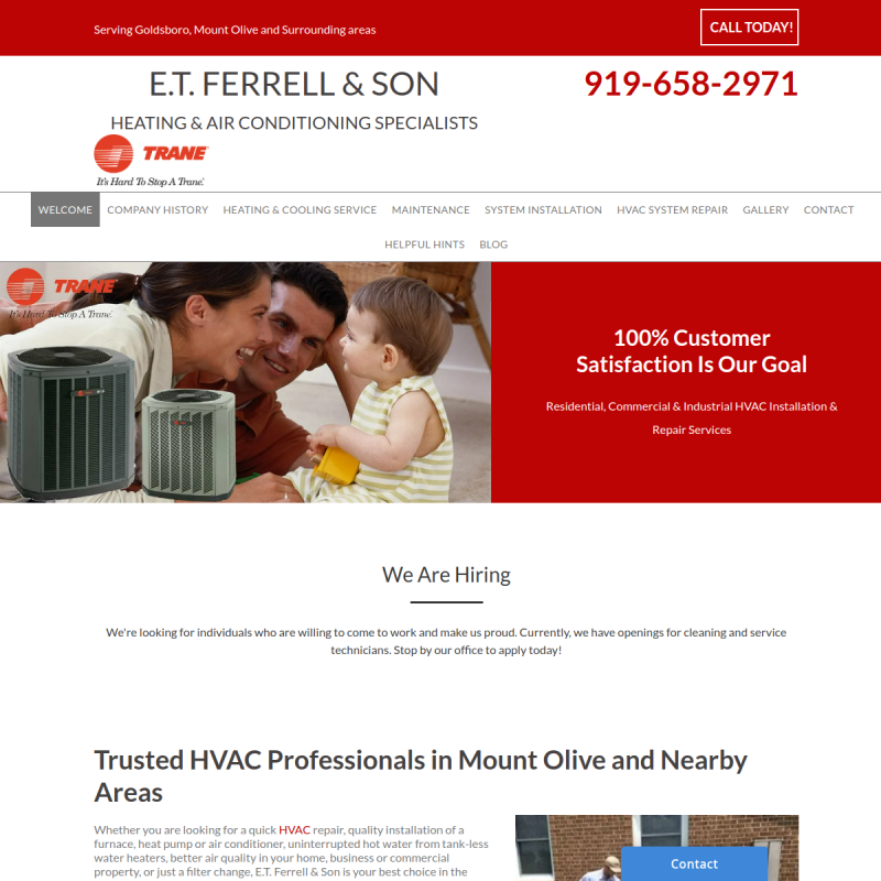 E.T. Ferrell & Son Heating & Air Conditioning