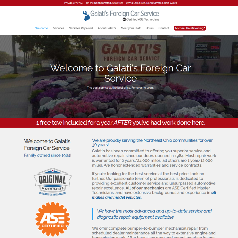 Galati Foreign Car Service INC