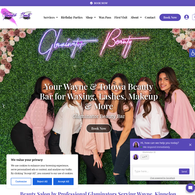GLAMINATOR BEAUTY BAR