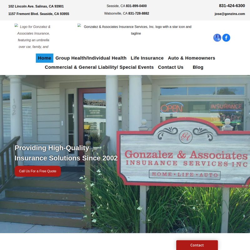 Gonzalez & Associates insurance Service Inc