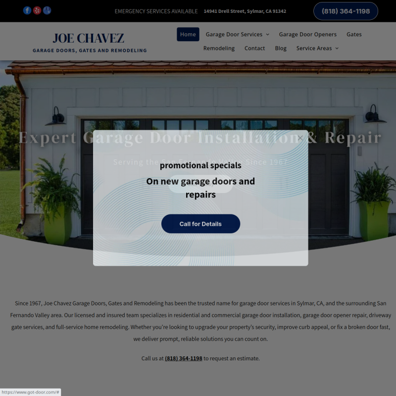 Joe Chavez Garage Doors