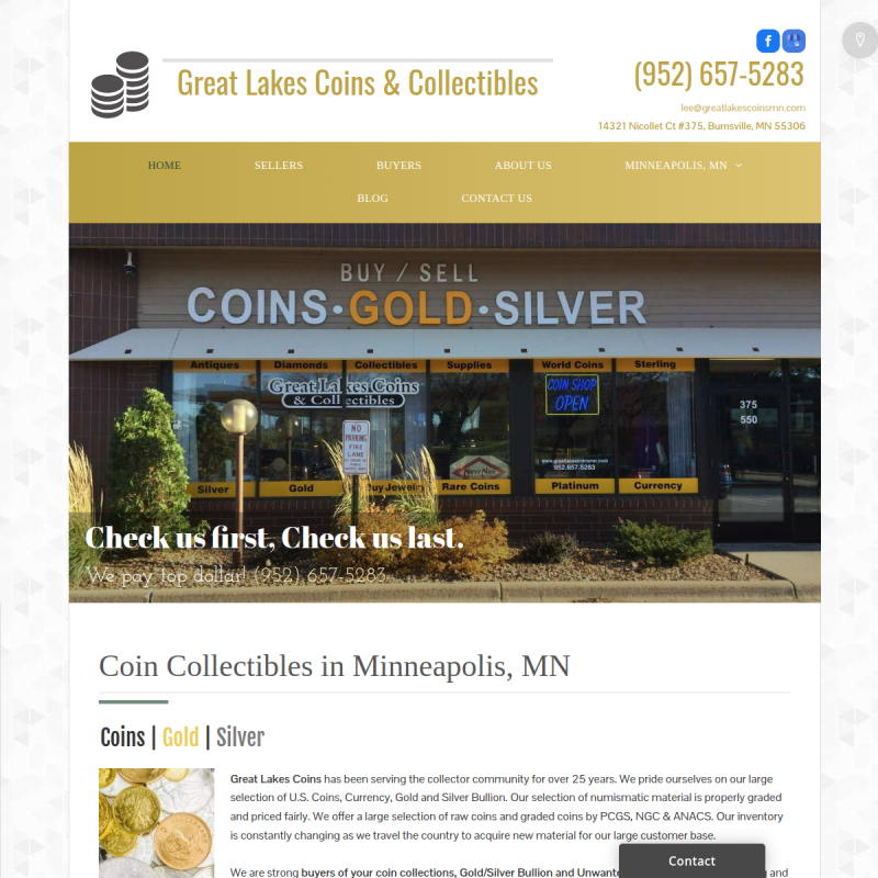 Great Lakes Coins & Collectibles
