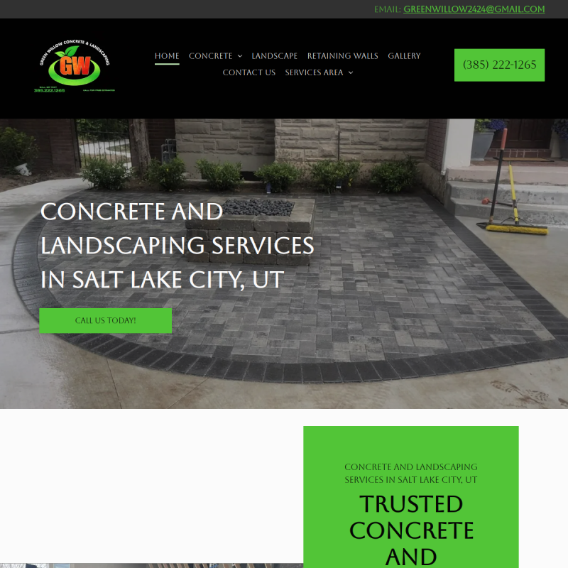 Green Willow Concrete & Landscaping, LLC