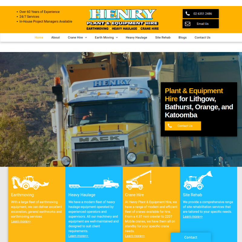 Henry Plant & Equipment Hire