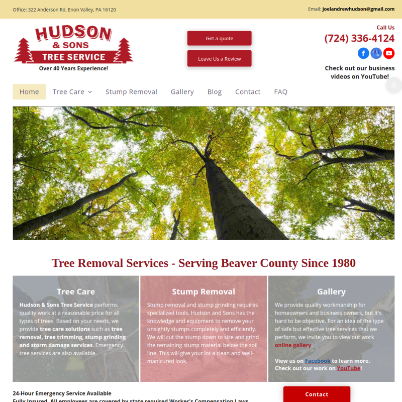 Hudson & Sons Tree Service