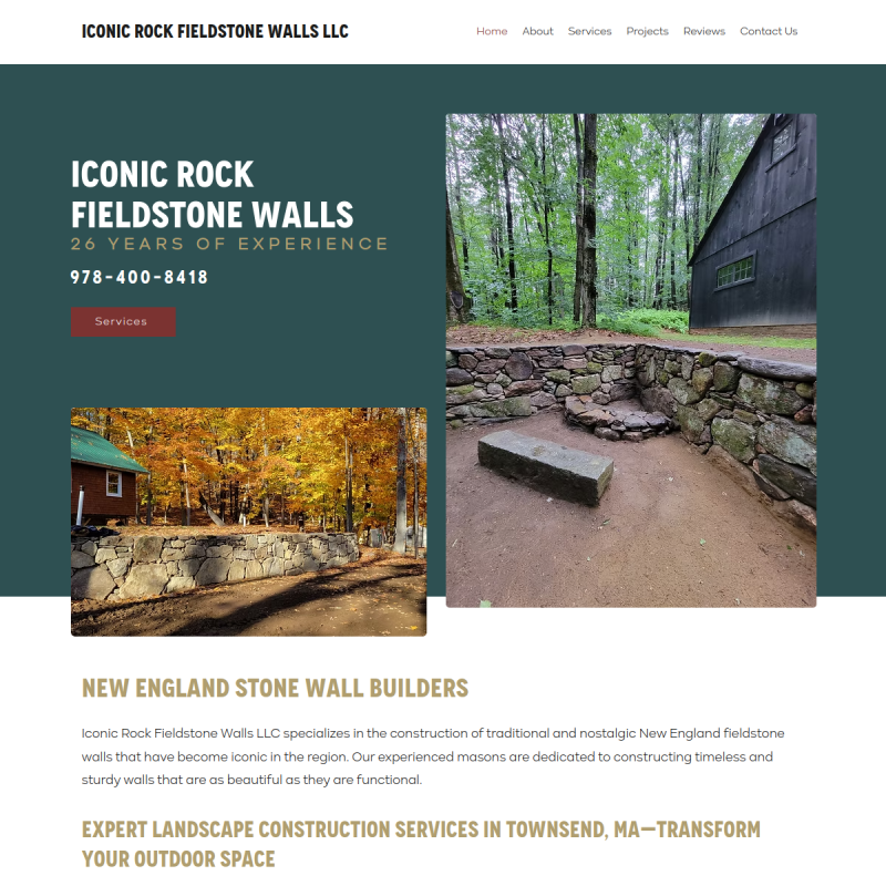 Iconic Rock Fieldstone Walls