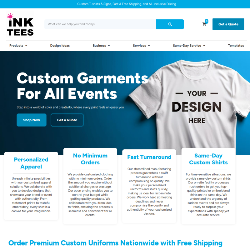 Ink Tees Custom T-Shirts