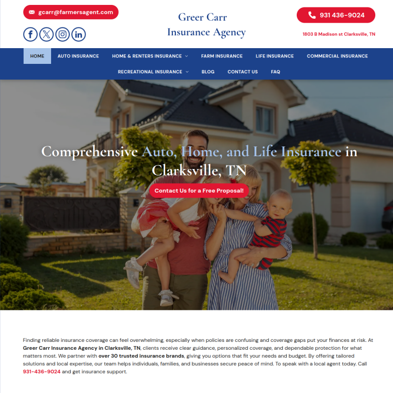 Greer Carr Farmers Insurance
