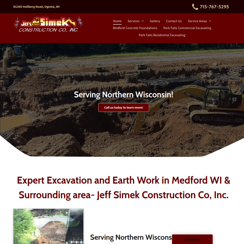 Jeff Simek Construction Co Inc