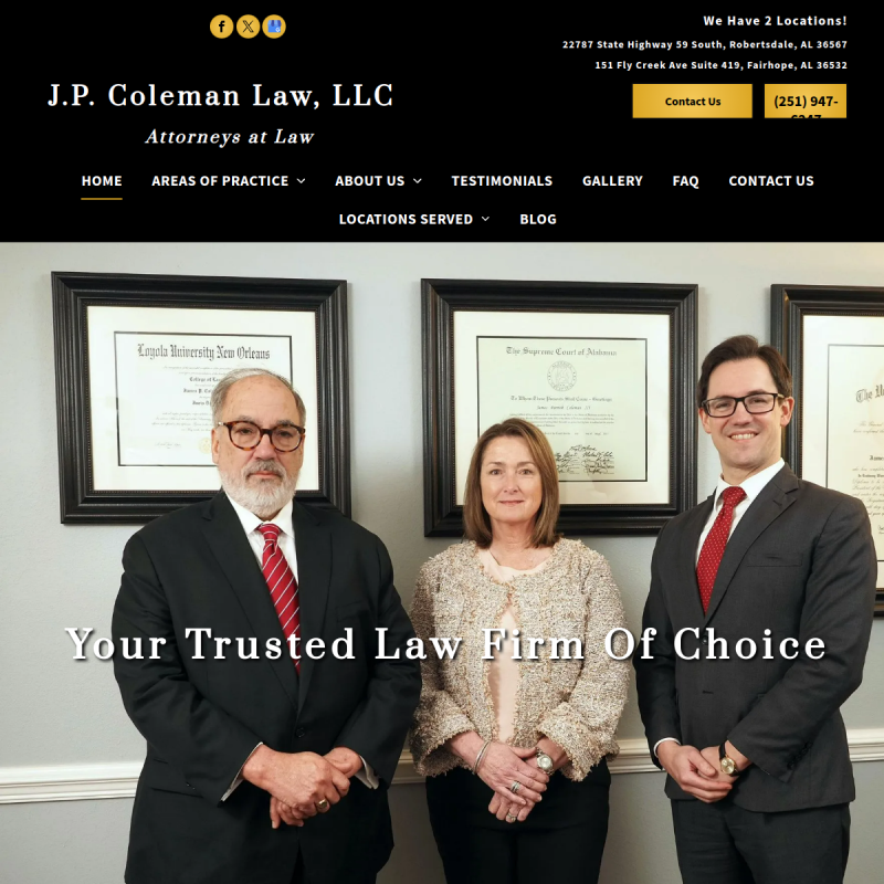 JP Coleman Law, LLC, Attorneys at Law