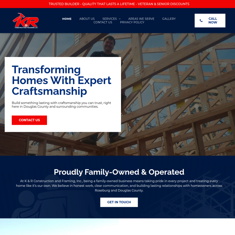K & R Construction and Framing Inc