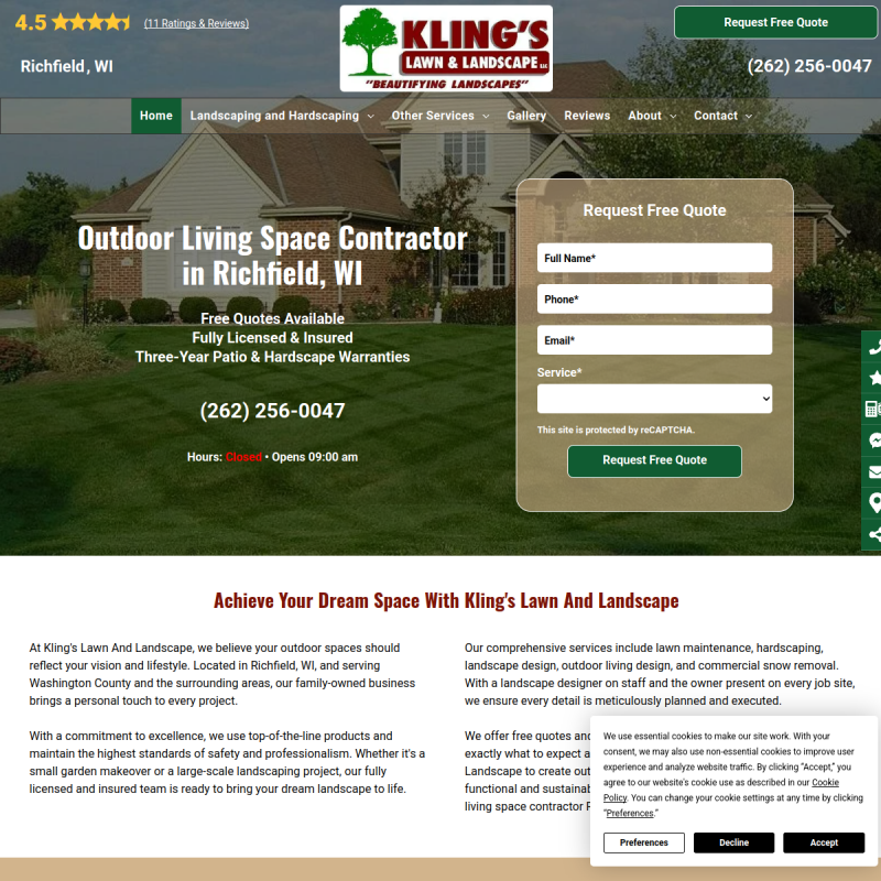Kling's Lawn & Landscape LLC